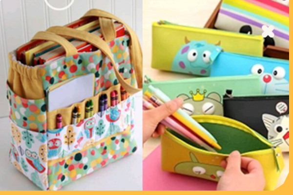 Utility Bags & Pouches ( Stationery Zipper Pouch & Organizers )